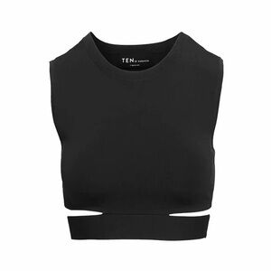 TEN by Babaton Aritzia Black Cutout Crop Tank